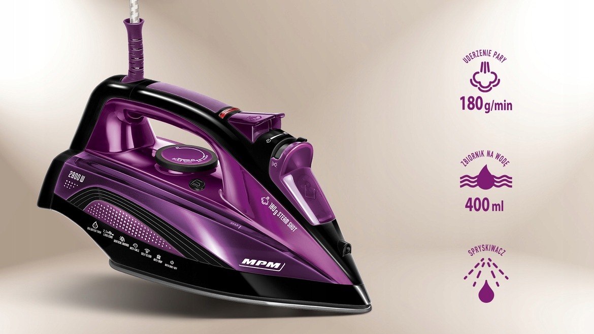 Żelazko MPM MZE21/RS 2800 W