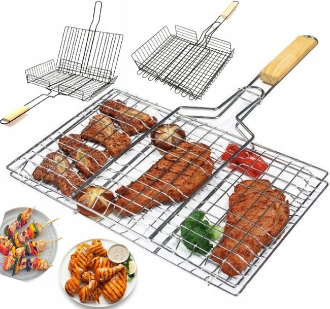 RUSZT DO GRILLOWANIA MIĘSA STEKÓW RYB GRILL