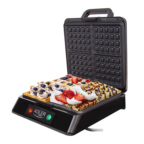 GOFROWNICA 4 CHRUPIĄCE GOFRY DUŻA MOC 1500W