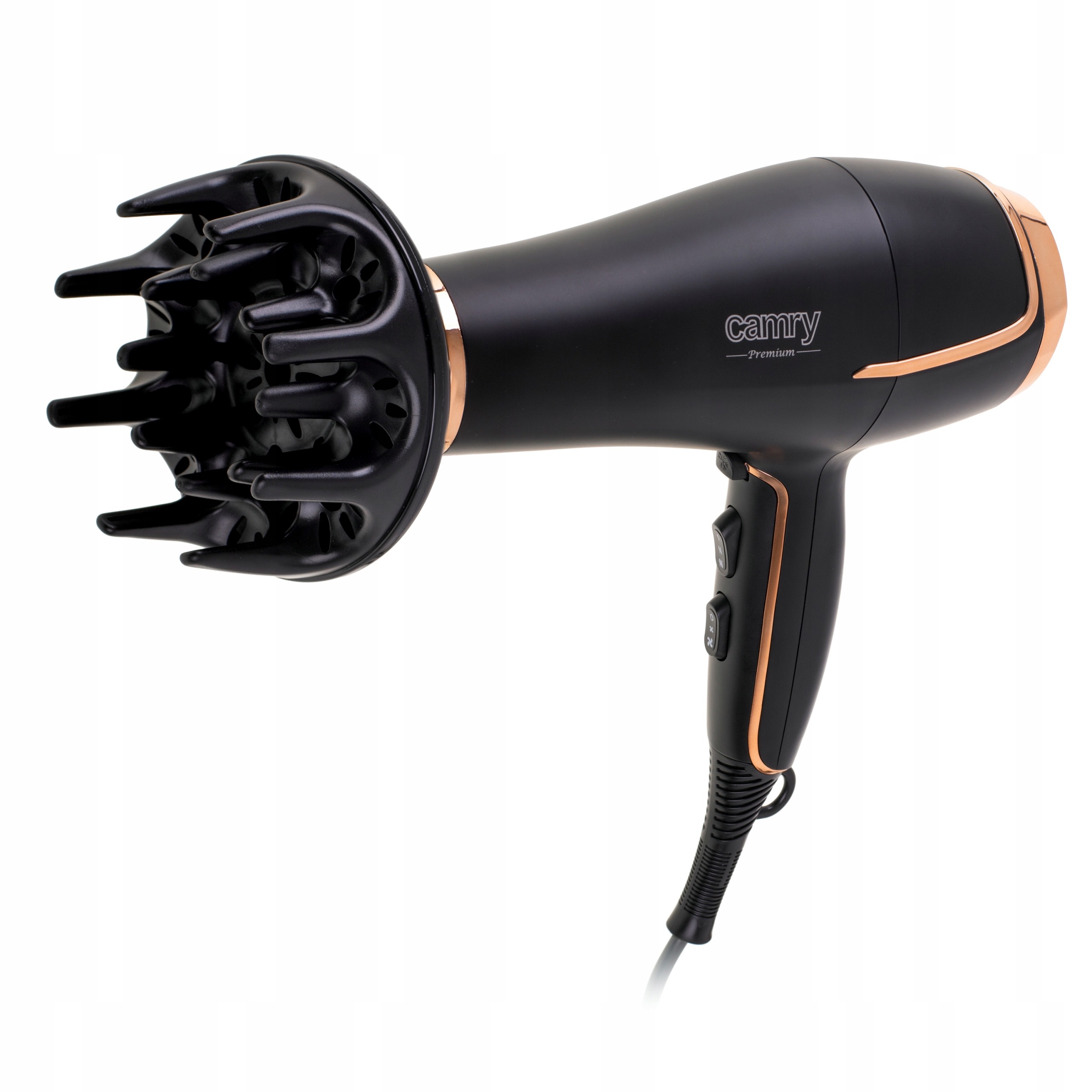 SUSZARKA DO WŁOSÓW Z JONIZACJĄ 2200W DYFUZOR BLACK