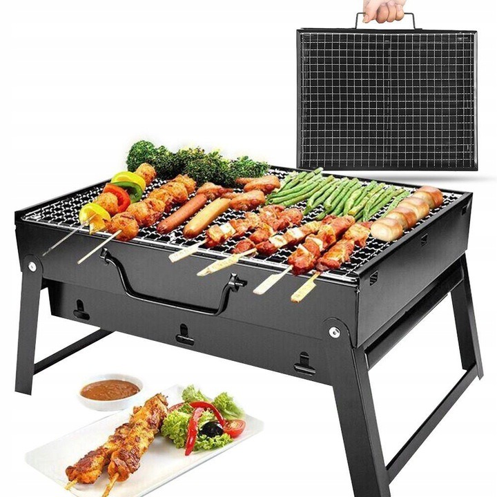 GRILL TURYSTYCZNY PRZENOŚNY SKŁADANY WALIZKA 35