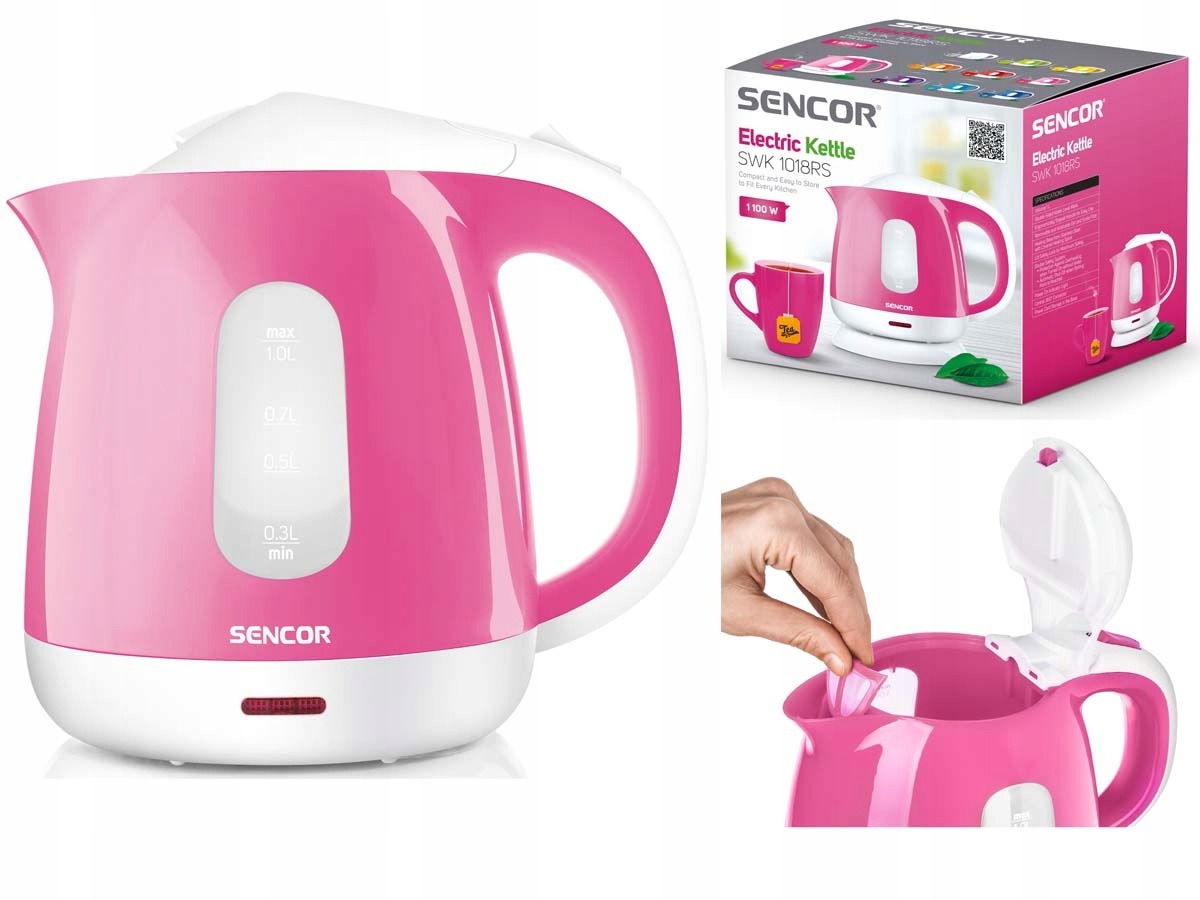 Czajnik elektryczny SWK1018RS różowy