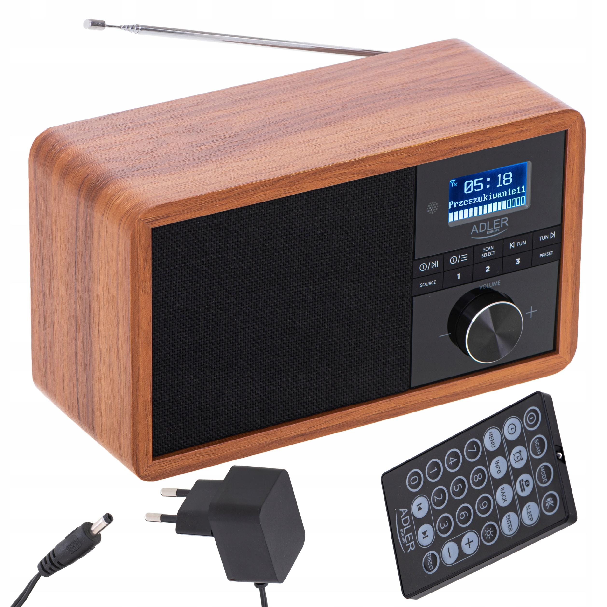 Radio sieciowe FM Adler AD1184