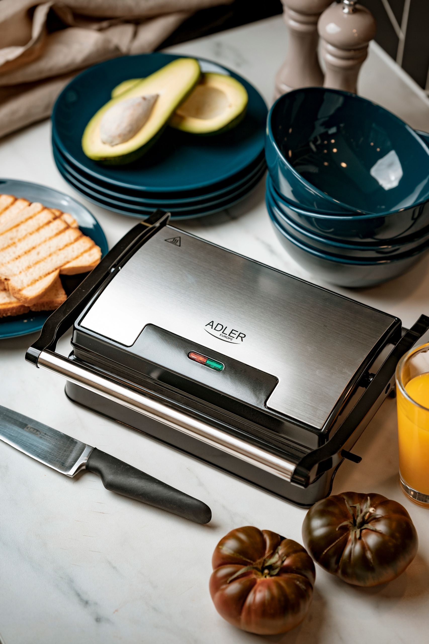 GRILL OPIEKACZ ELEKTRYCZNY XL REGULACJA ROZKŁADANY