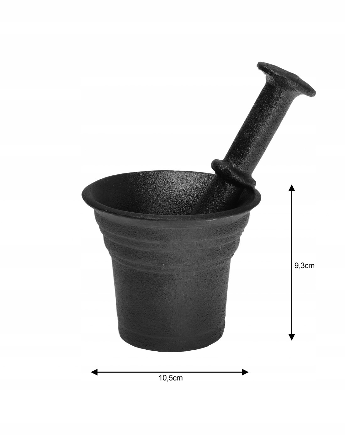 Moździerz Kinghoff KH1196 metal 5 g czarny