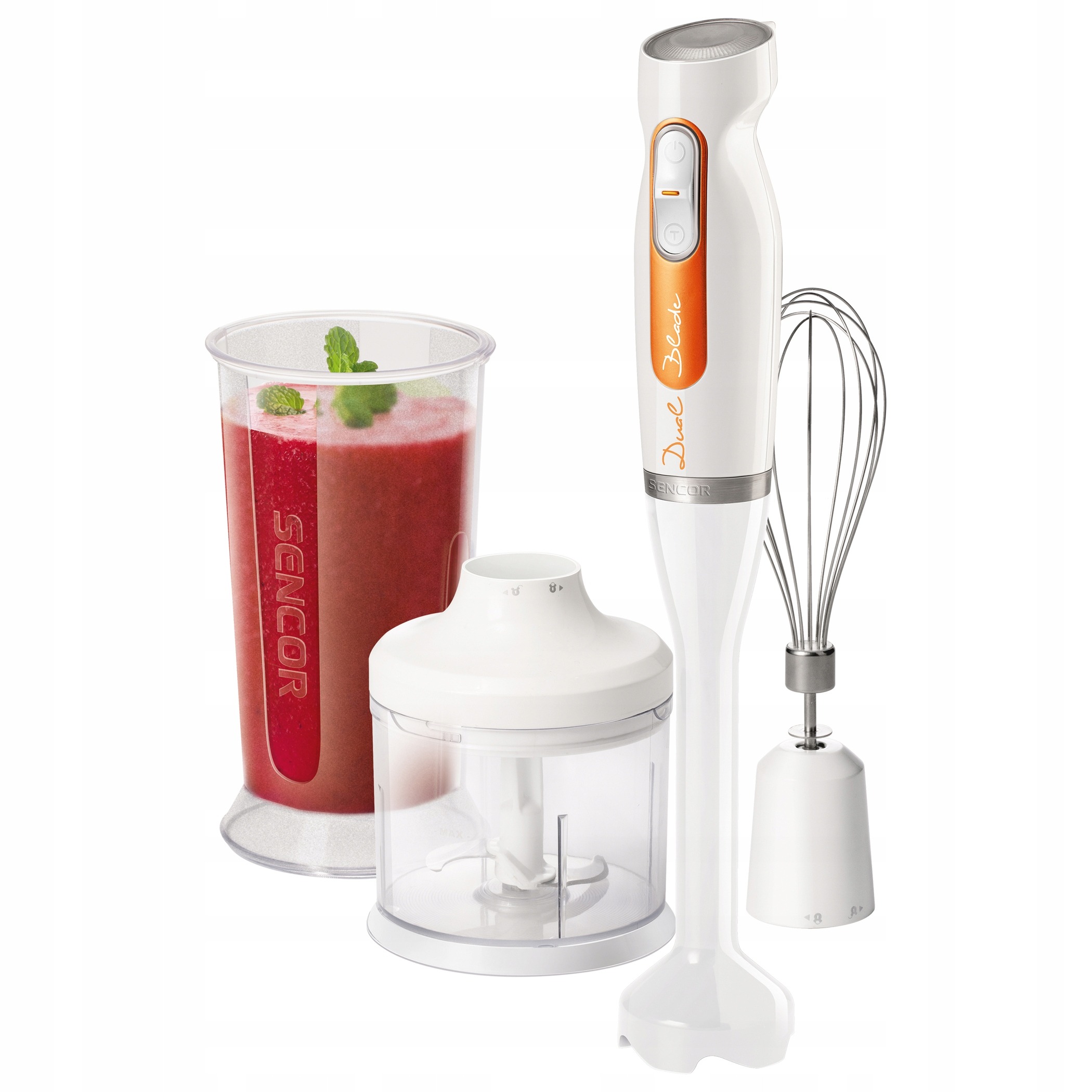 Blender Ręczny Sencor SHB4260WH 500W+ rozdrabniacz