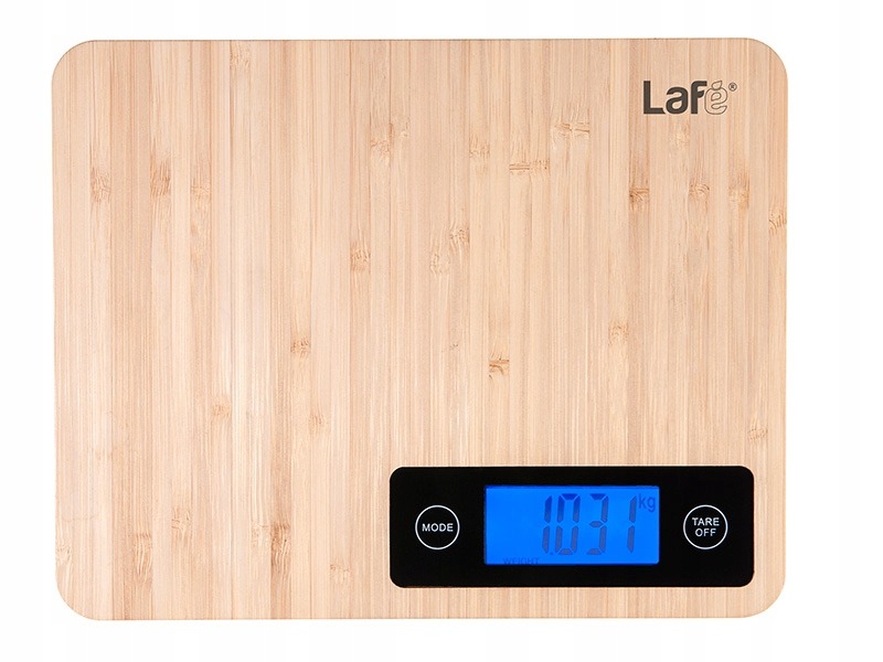 LAFE waga kuchenna WKS003 wyświetlacz 5kg bambus