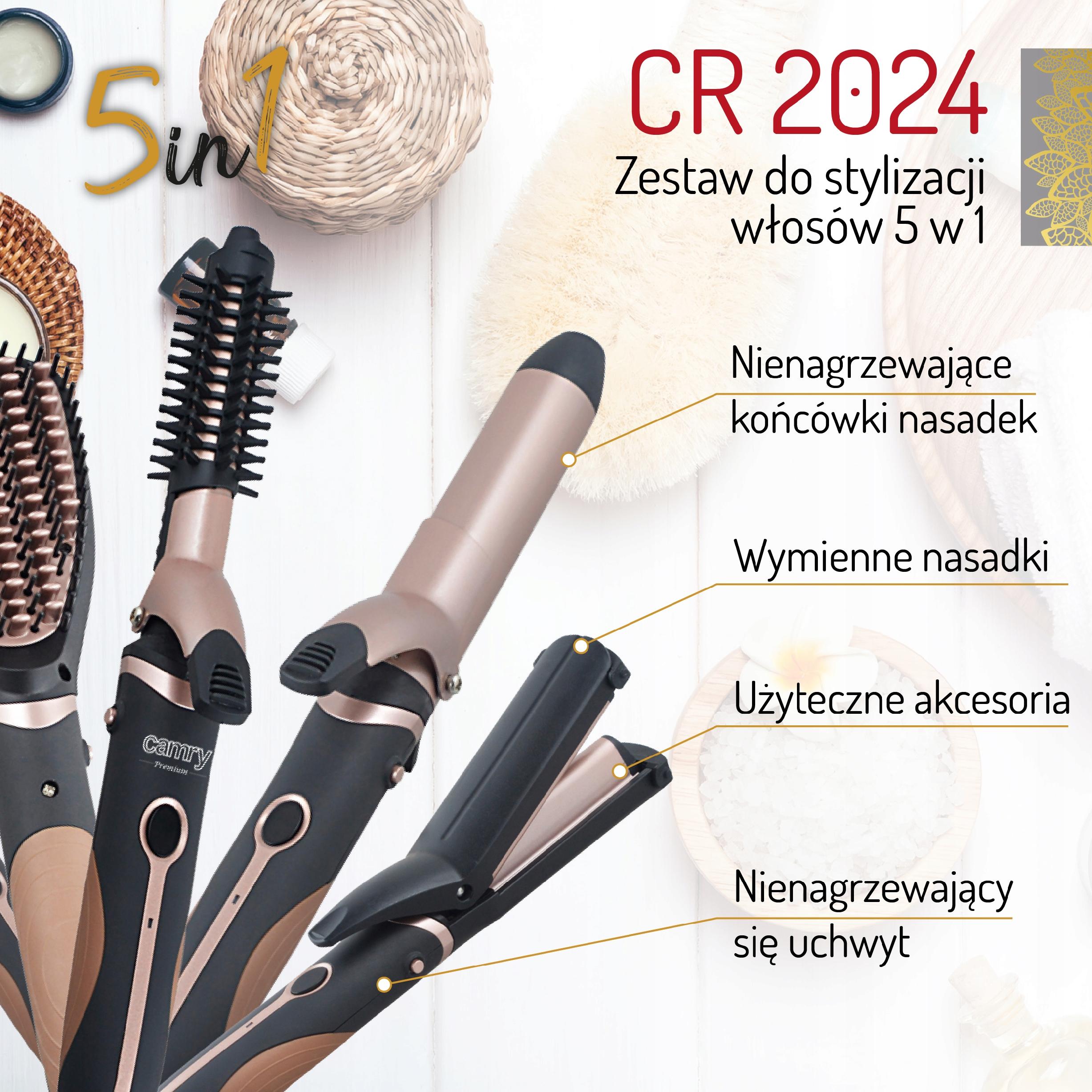 PROSTOWNICA LOKÓWKA SUSZARKA ZESTAW DO WŁOSÓW 5W1