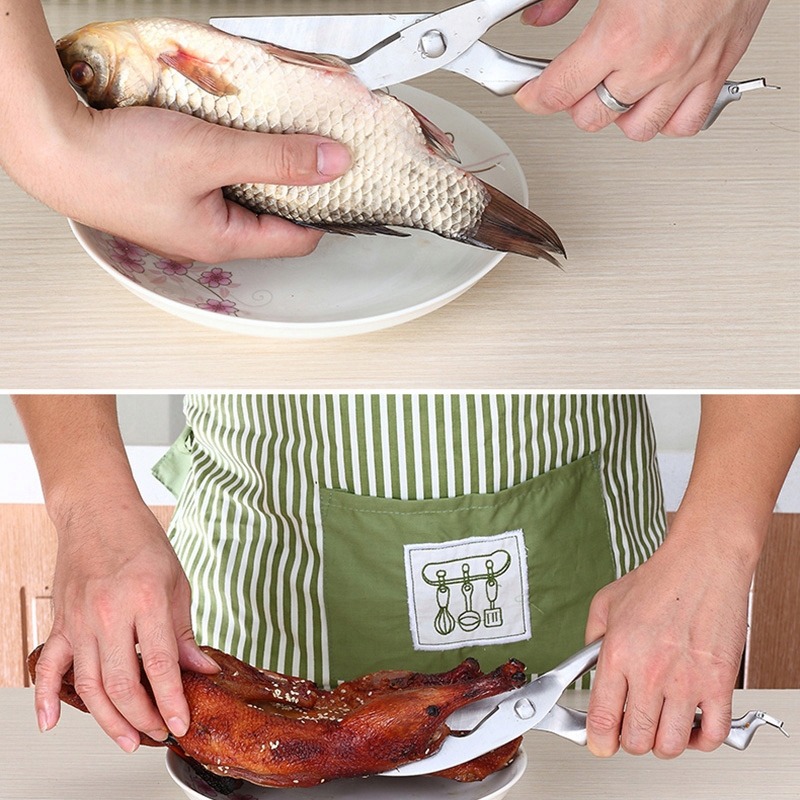 Nożyce kuchenne stalowe do drobiu kurczaka RYB