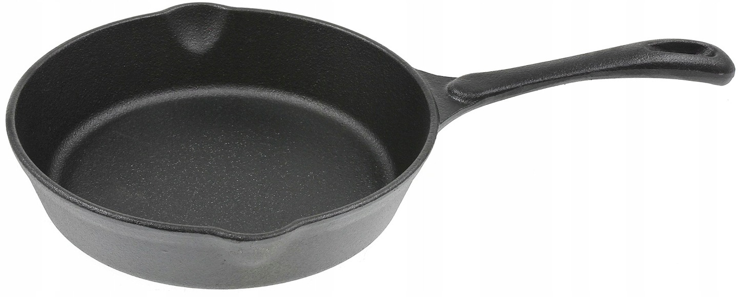 PATELNIA 25cm Żeliwna Ciężka 7557 INDUKCJA GAZ
