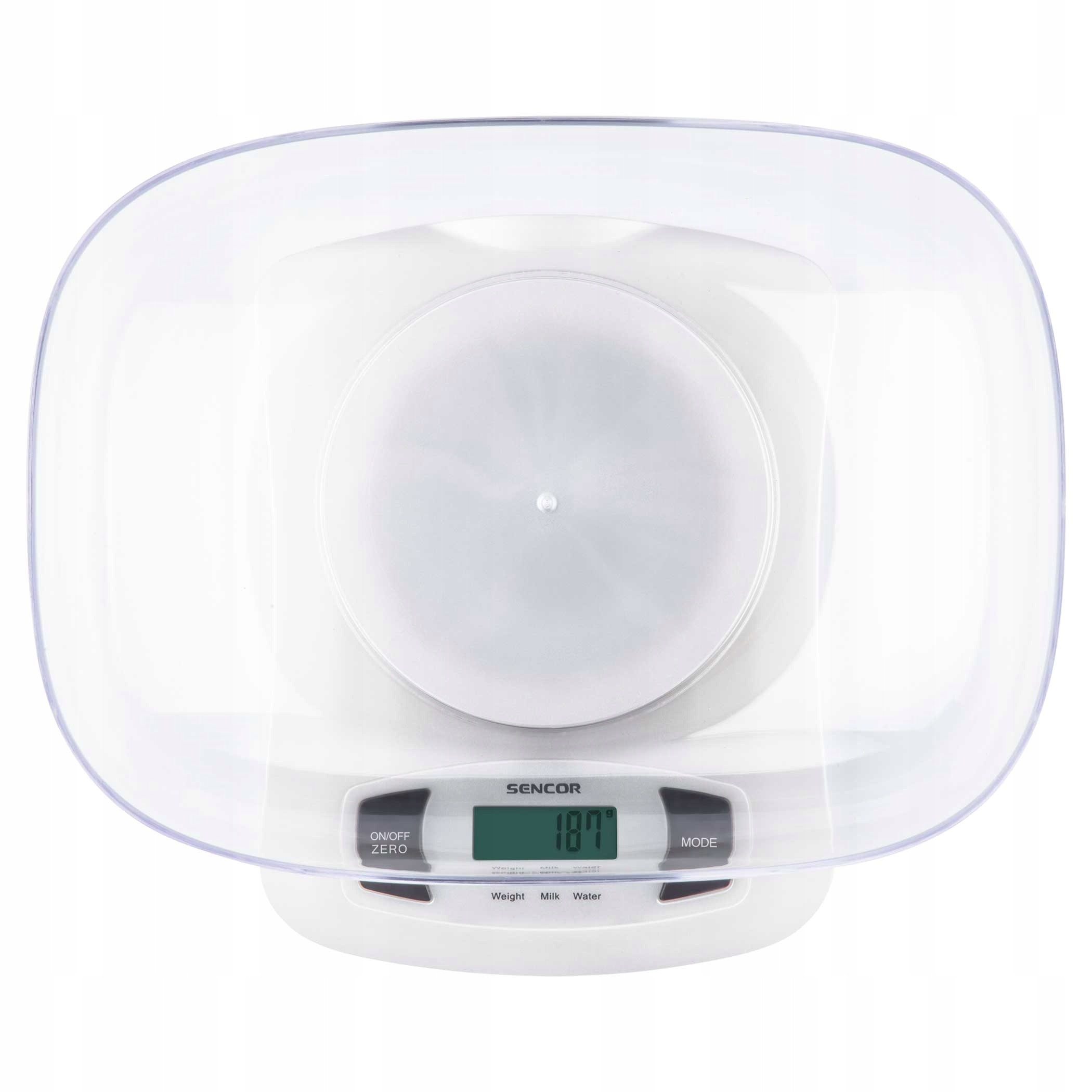 Waga kuchenna z misą 2l Sencor 5kg SKS4001WH