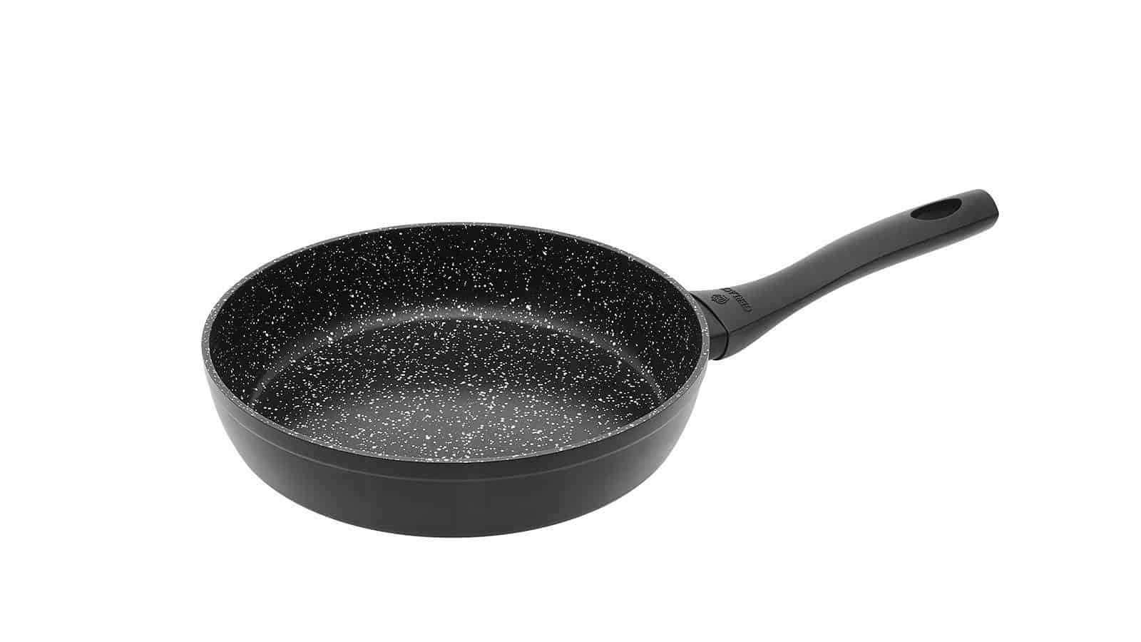 Patelnia Gerlach Granitex 28cm 4warstwowe dno BLAC