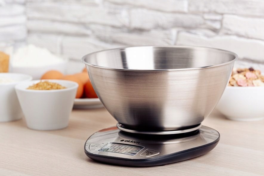 ELEKTRONICZNA WAGA KUCHENNA Z MISĄ STALOWA