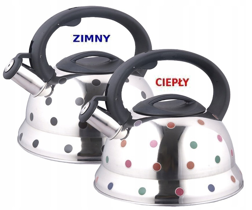Czajnik stalowy z gwizdkiem Indukcja GAZ