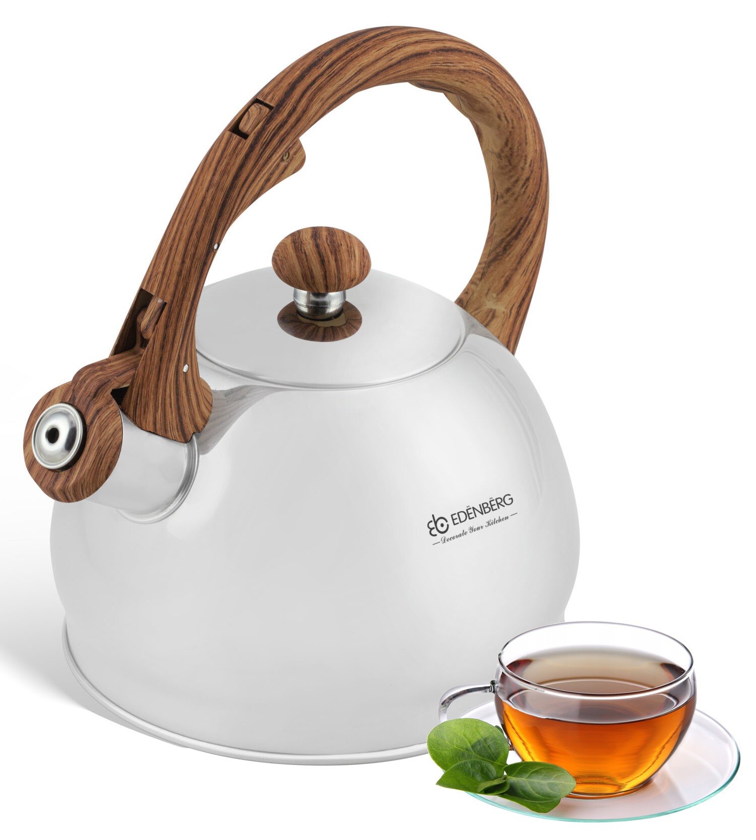 CZAJNIK Stalowy z Gwizdkiem 2 Lit. Indukcja 1921