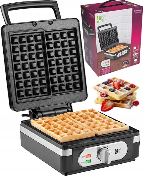 Gofrownica Lafe GFB003 1400 W czarna
