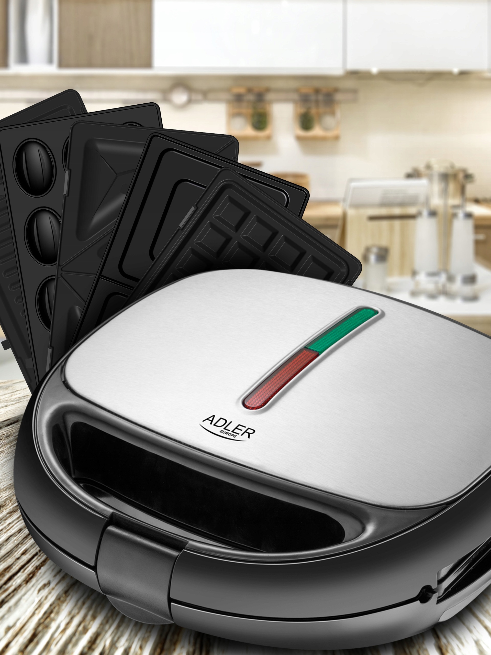 OPIEKACZ 5w1 GOFRY ORZESZKI GRILL TOSTY AD3040