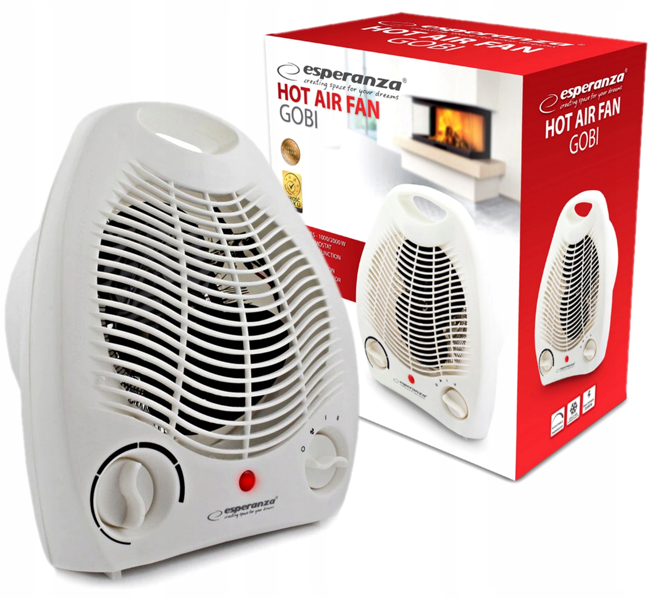 Termowentylator grzejnik elektryczny farelka 2000W