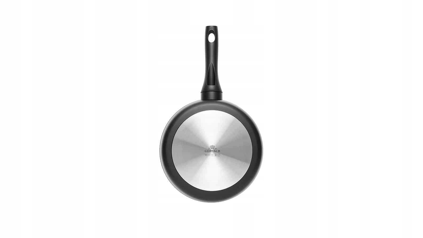 Patelnia Gerlach Granitex 28cm 4warstwowe dno BLAC