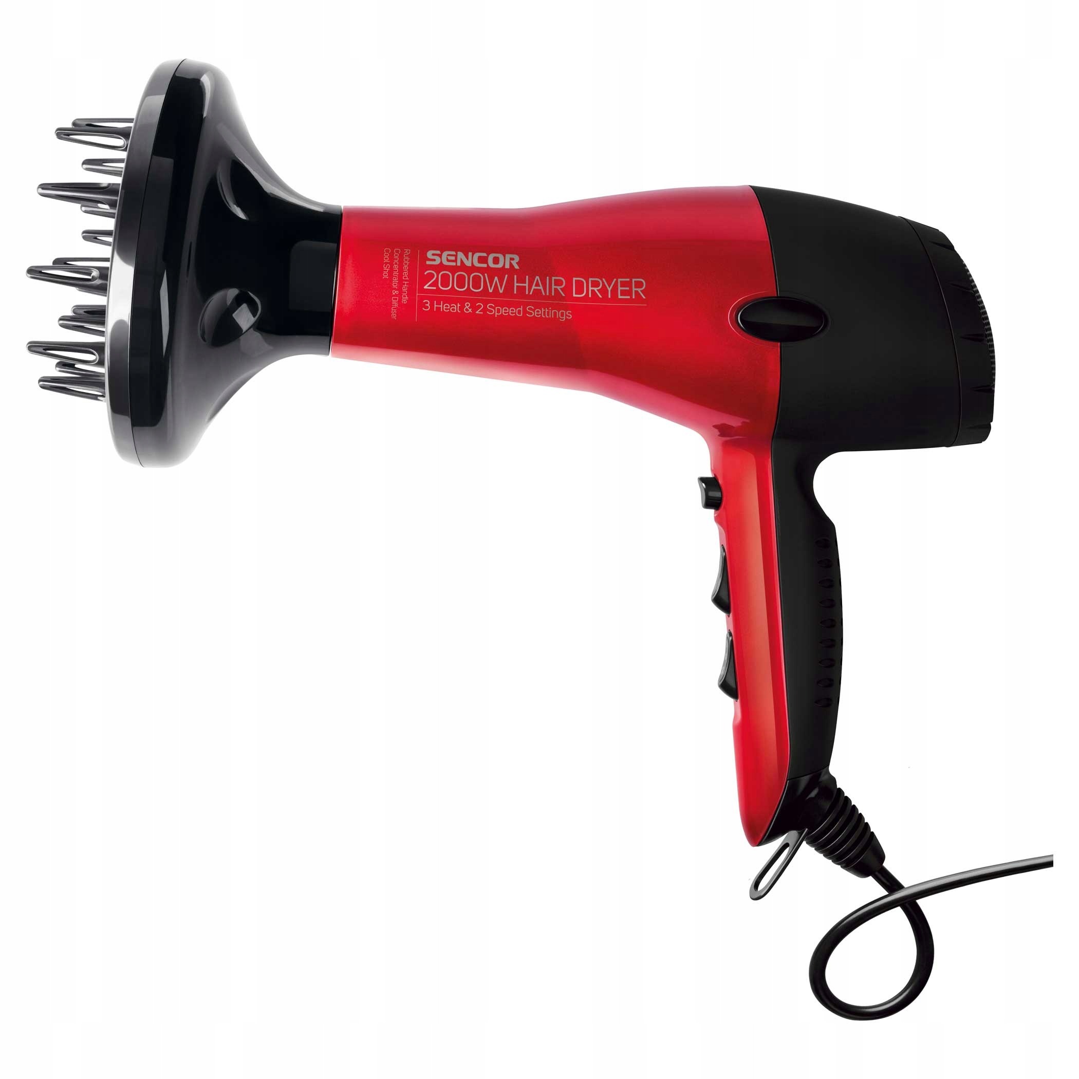 Suszarka do włosów z dyfuzorem Sencor 2000W 6701RD