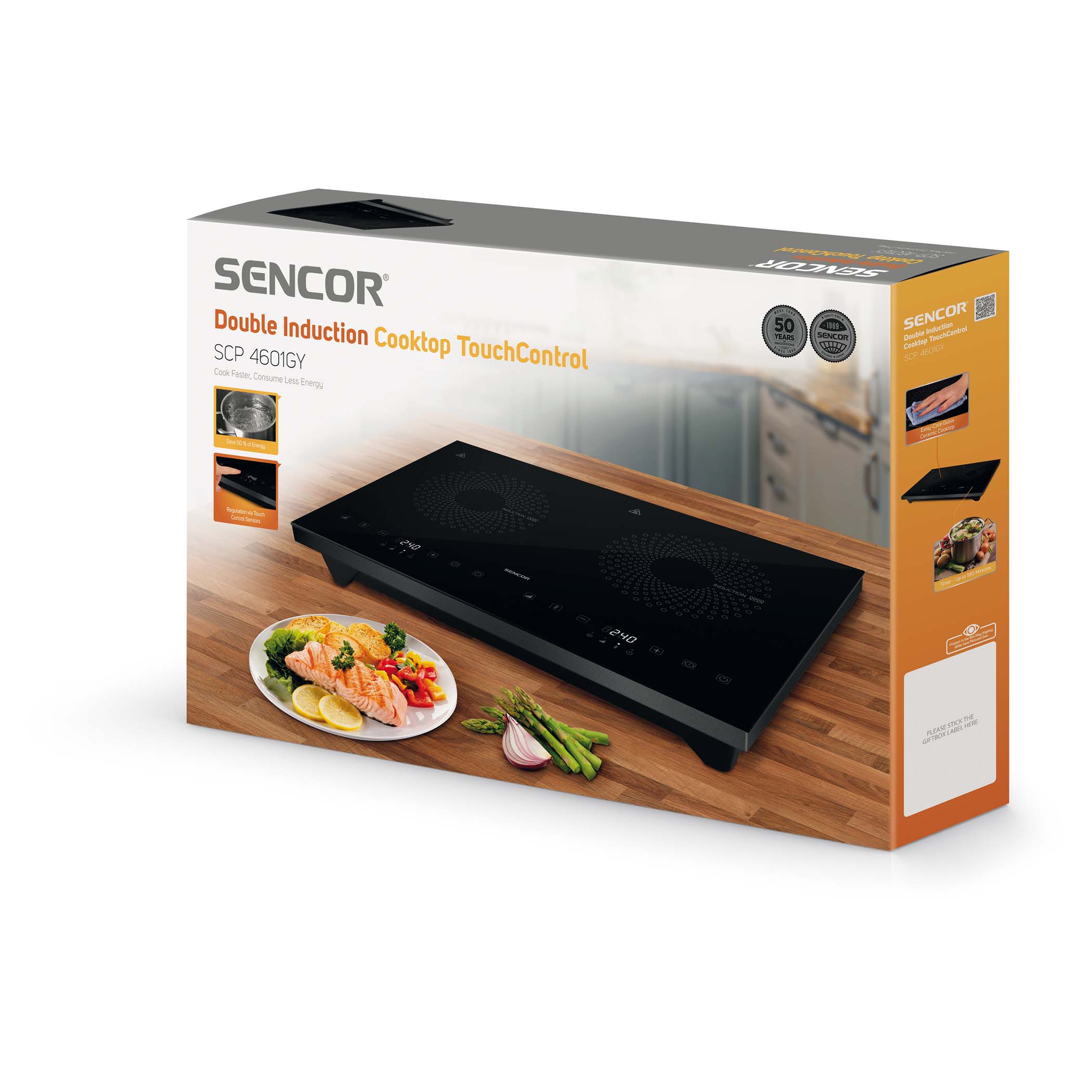 KUCHENKA ELEKTRYCZNA CERAMICZNA 2 PALNIKOWA BLACK