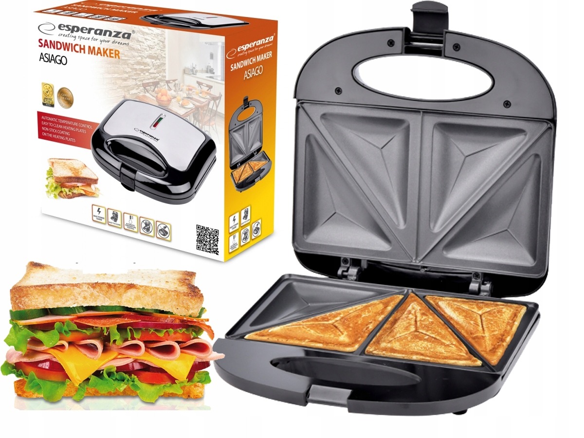 TOSTER OPIEKACZ DO KANAPEK TOSTÓW SANDWICH EKT