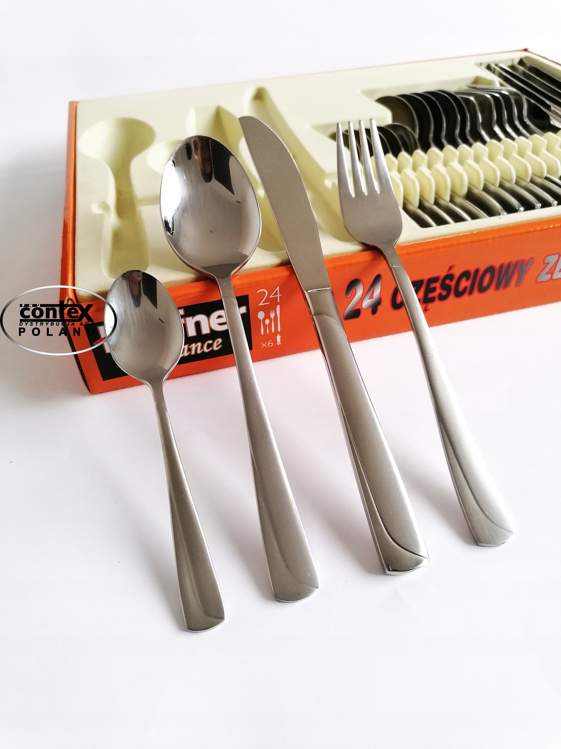 HOFFNER SZTUĆCE 48EL ZESTAW NA 12 OSÓB SATYNA