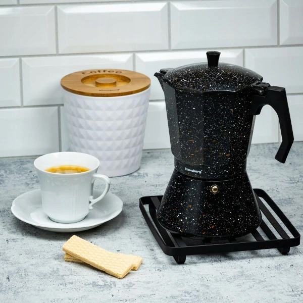 Kawiarka 9 filiżanek Espresso Zaparzacz marmurek