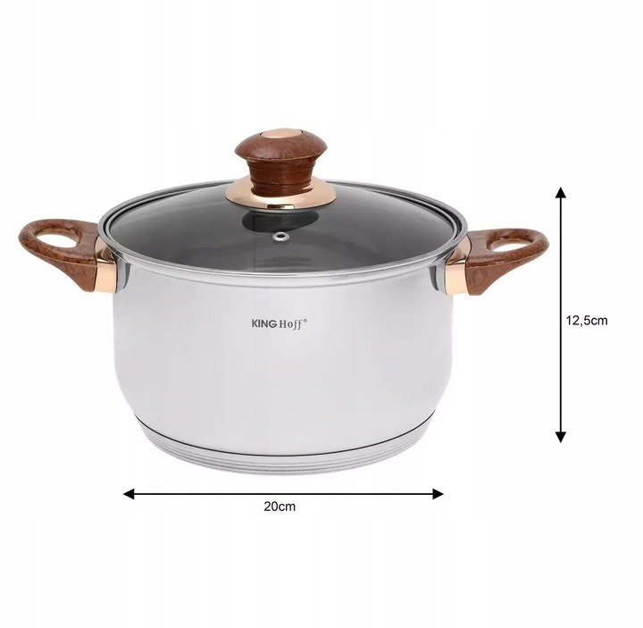 Zestaw garnków Kinghoff 12 el. KH4443