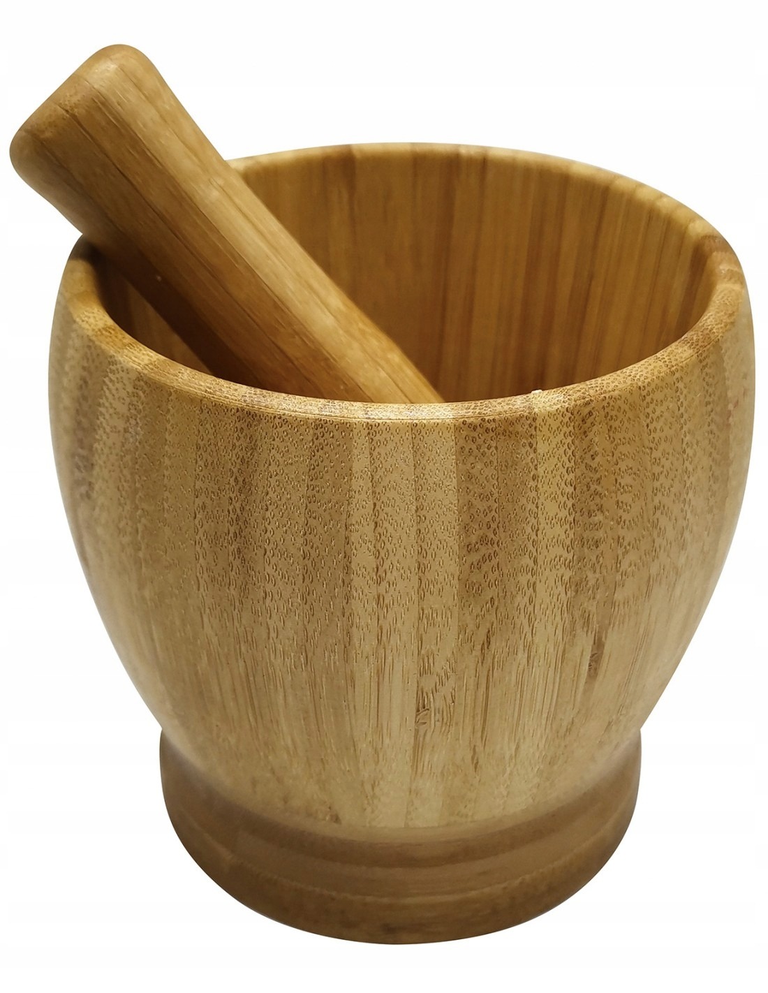 MOŹDZIERZ bambusowy do PRZYPRAW tłuczek KH1616
