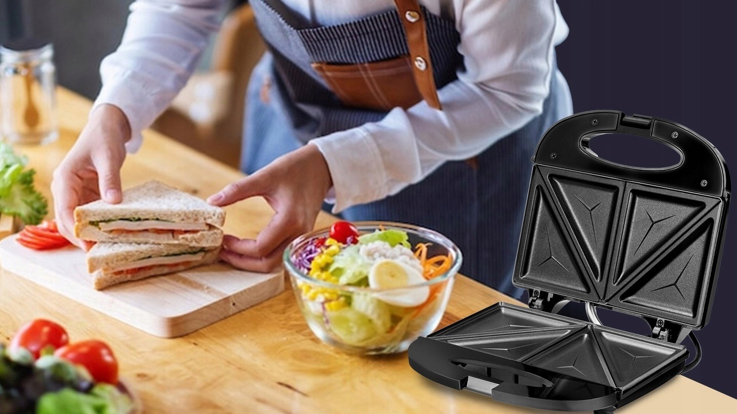 TOSTER OPIEKACZ MPM SANDWICH MOCNY CZARNY