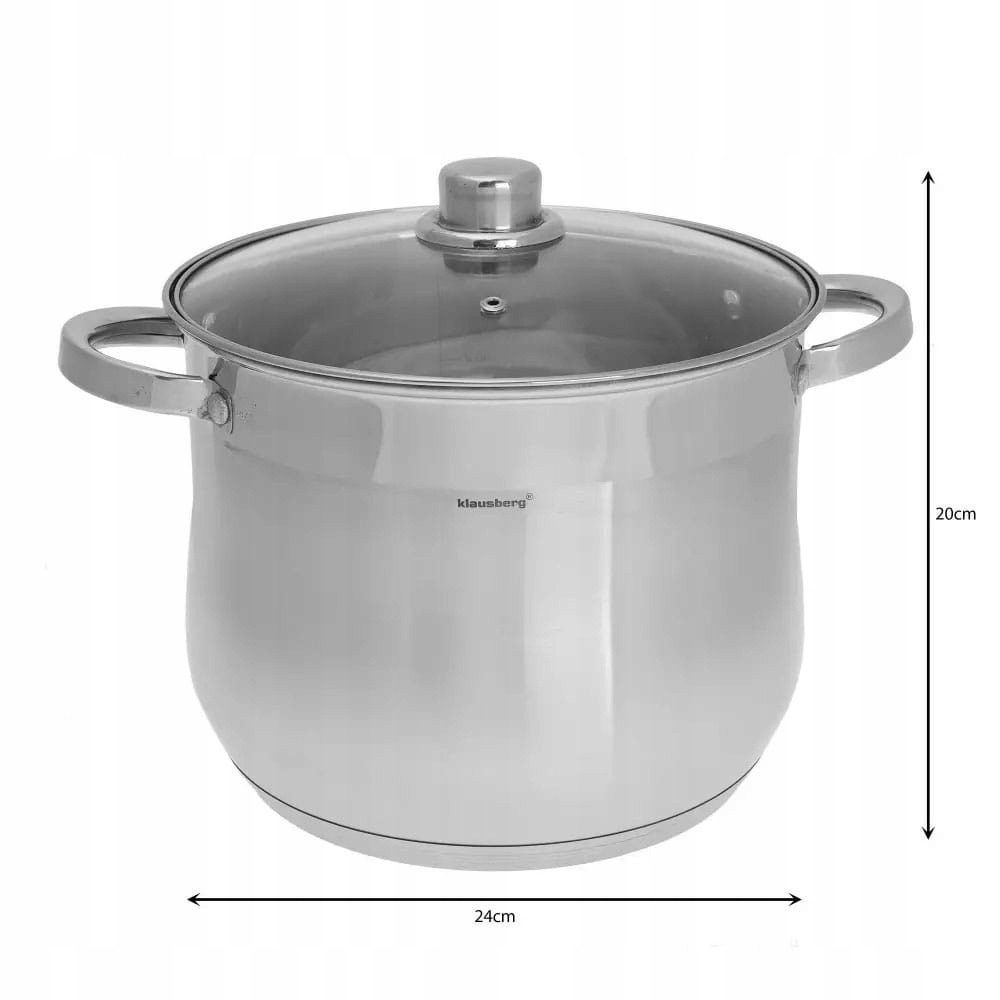 Garnek tradycyjny stalowy Klausberg 8,6 l