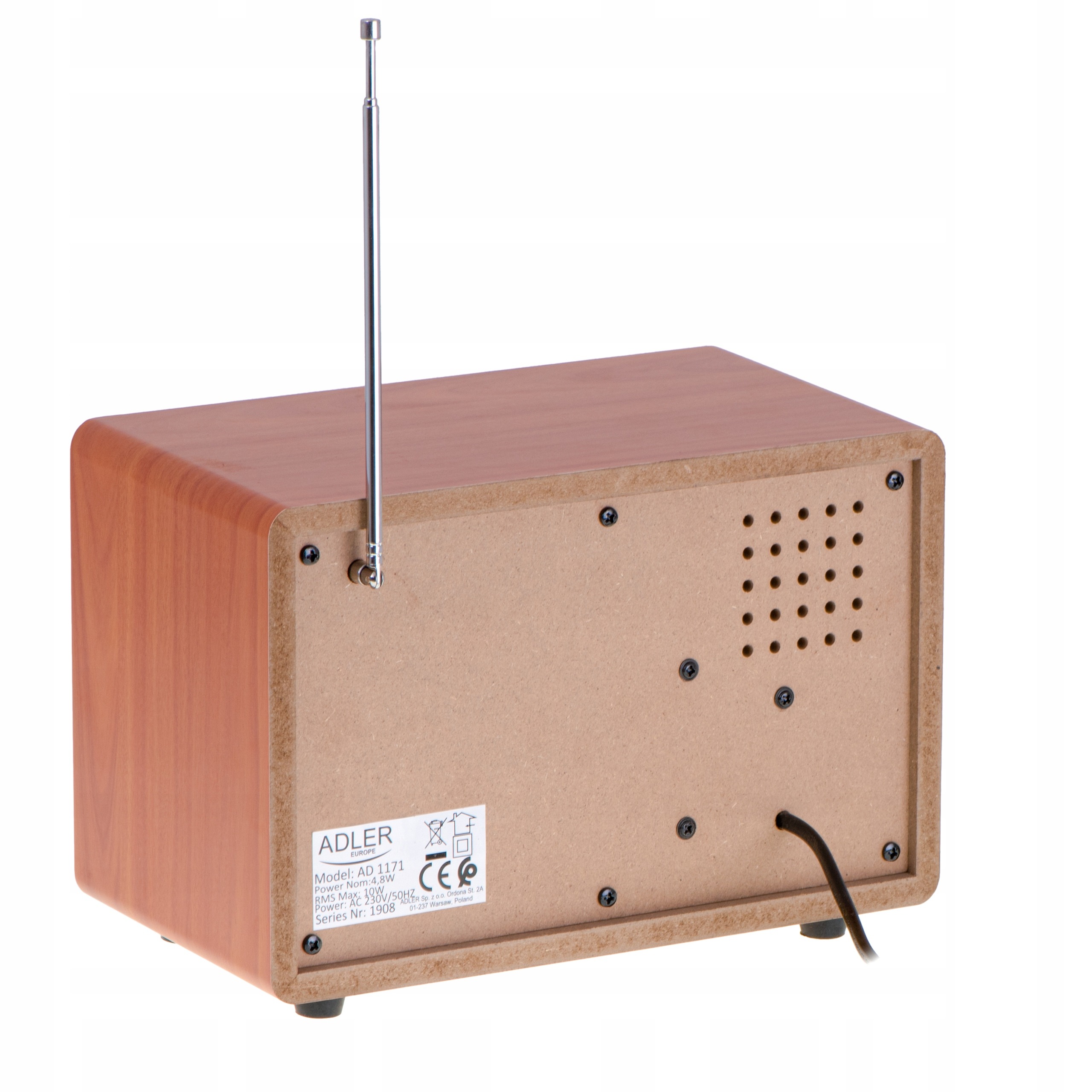RADIO KUCHENNE RETRO BLUETOOTH FM/AM REGUL. AD1171