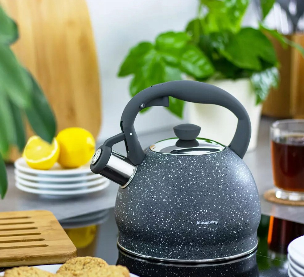 Czajnik stalowy z gwizdkiem 2L Indukcja GAZ