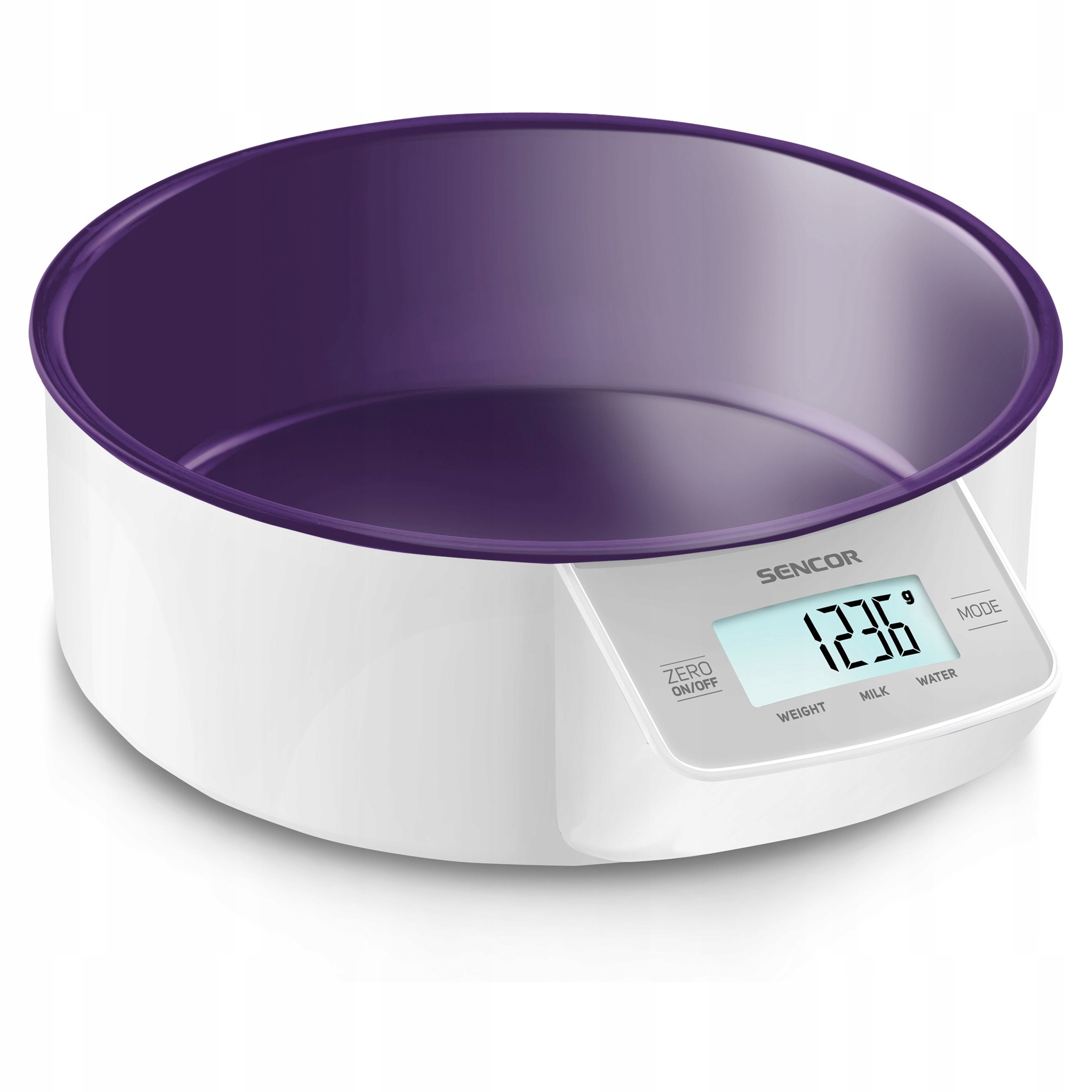 Waga kuchenna Sencor SKS4004VT fioletowy 5 kg