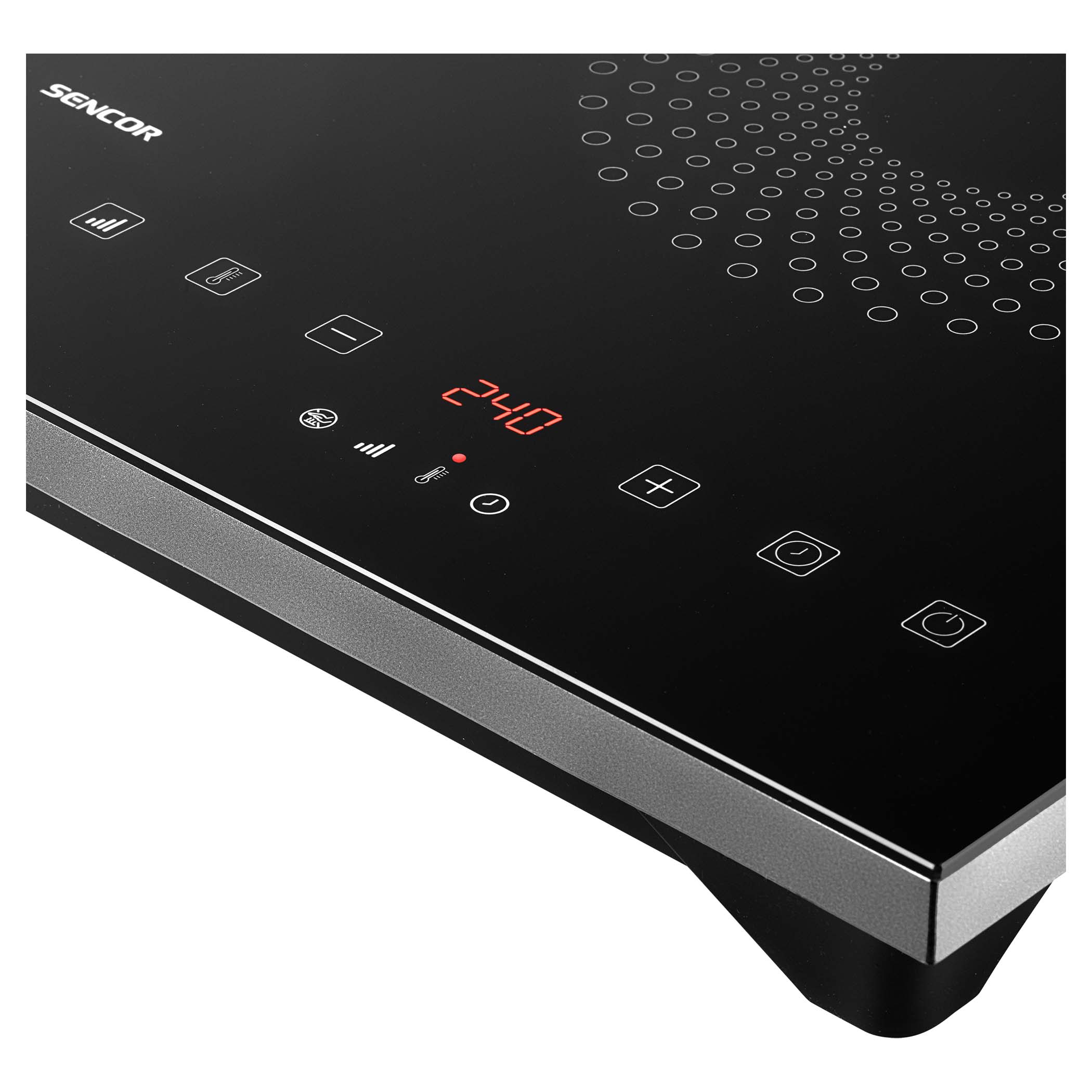 KUCHENKA ELEKTRYCZNA CERAMICZNA 2 PALNIKOWA BLACK