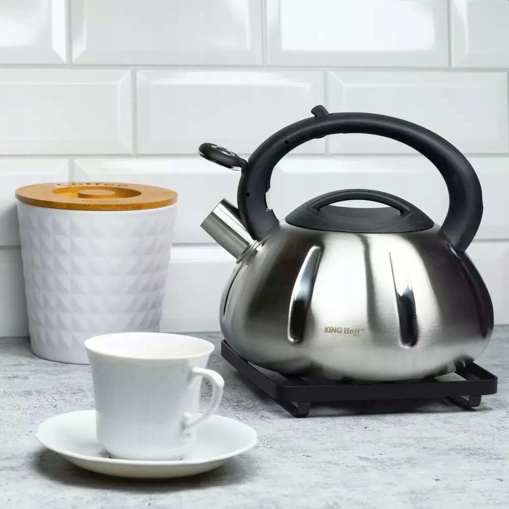 CZAJNIK Z GWIZDKIEM 3L STAL INDUKCJA GAZ 3290