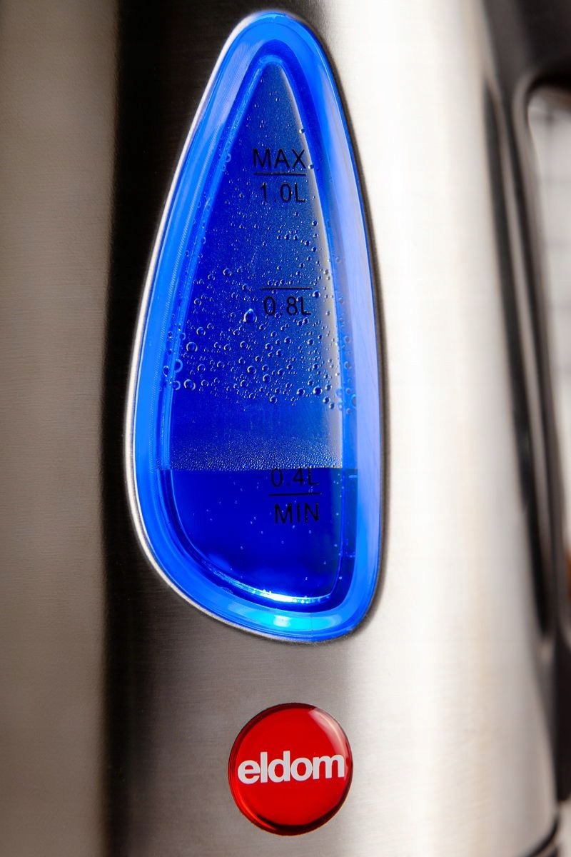 Czajnik elektryczny bezprzewodowy Metal srebrny 1L