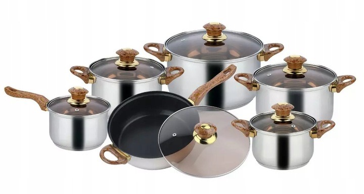 Zestaw garnków Kinghoff 12 el. KH4443