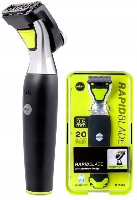 Trymer ELDOM MT500Z Rapidblade stal nierdzewna DO GOLENIA ZAROSTU I BRODY