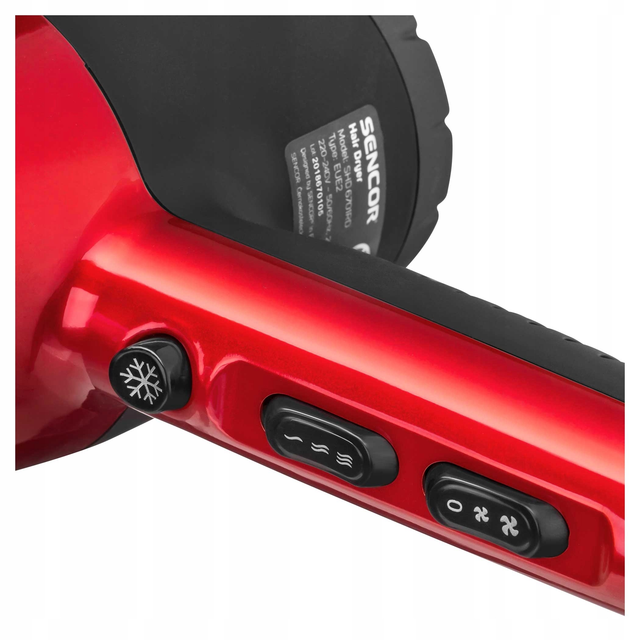 Suszarka do włosów z dyfuzorem Sencor 2000W 6701RD