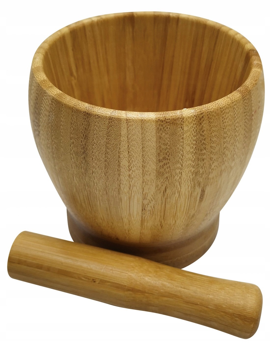 MOŹDZIERZ bambusowy do PRZYPRAW tłuczek KH1616