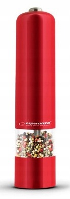 MŁYNEK ELEKTRYCZNY DO SOLI PIEPRZU czerwony EKP001