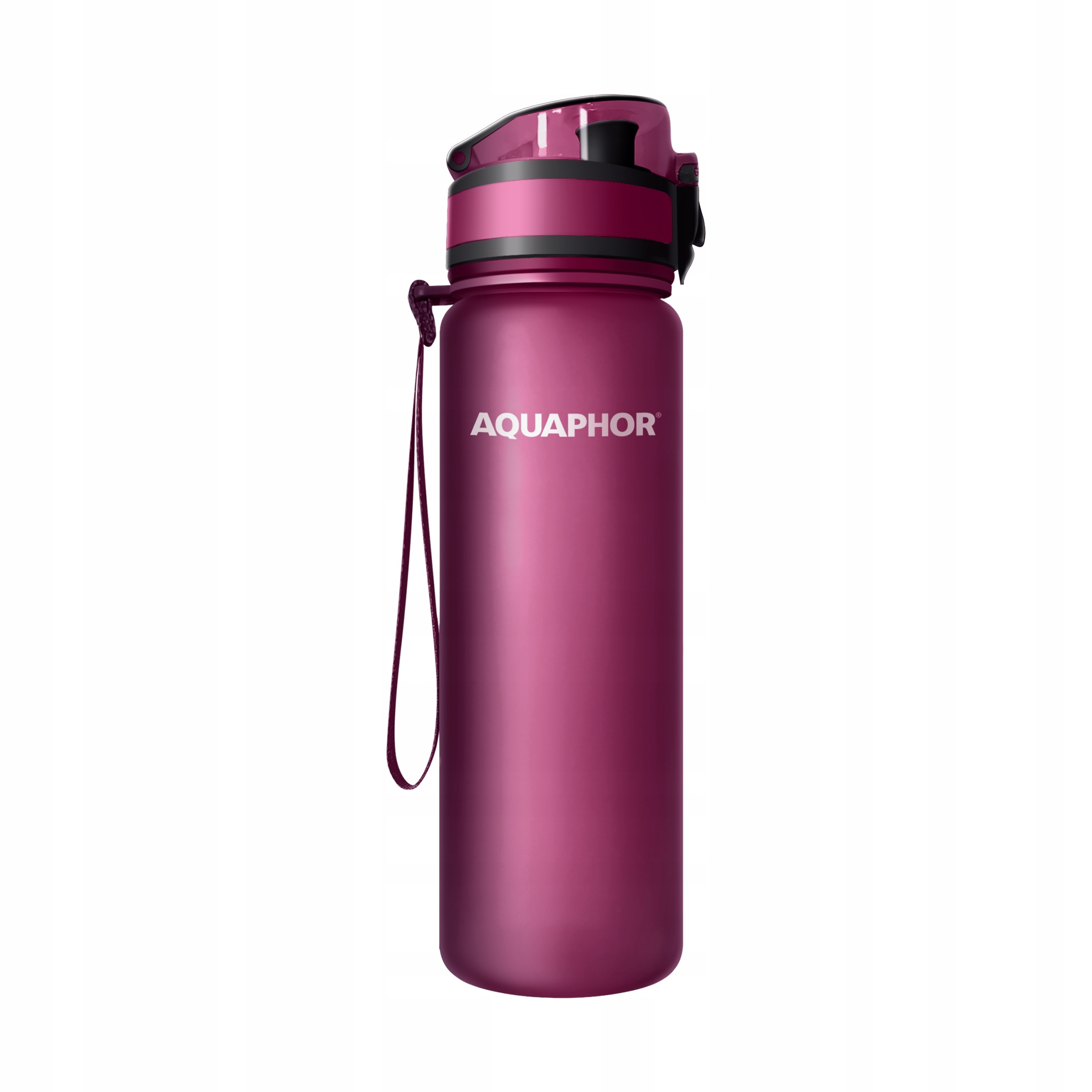 Butelka filtrująca Aquaphor City 0,5 l bordowa