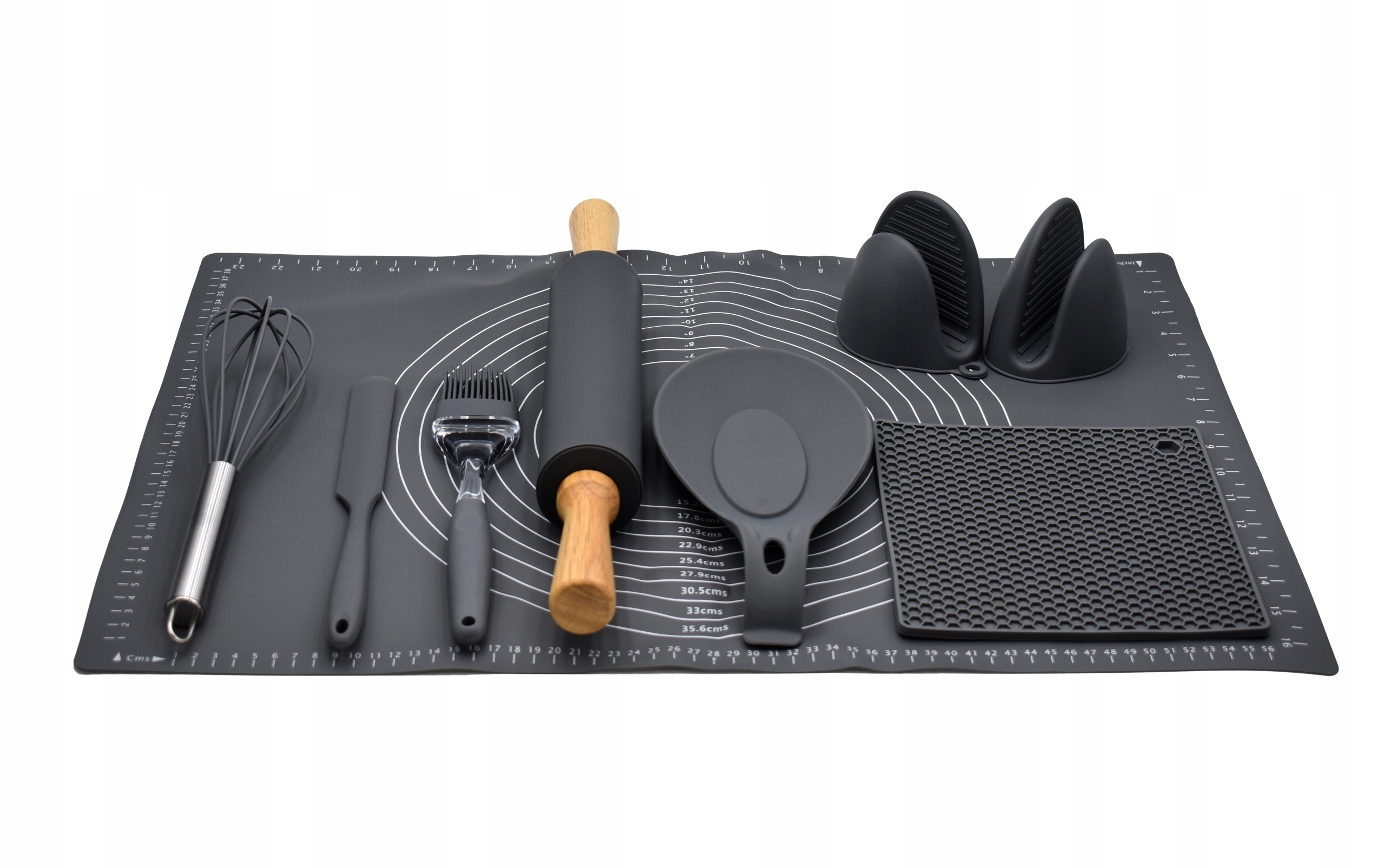 STOLNICA SILIKONOWA MATA KUCHENNA WAŁEK ZESTAW XXL