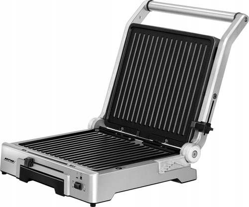 Kontaktowy grill elektryczny MPM MGR10 M srebrny