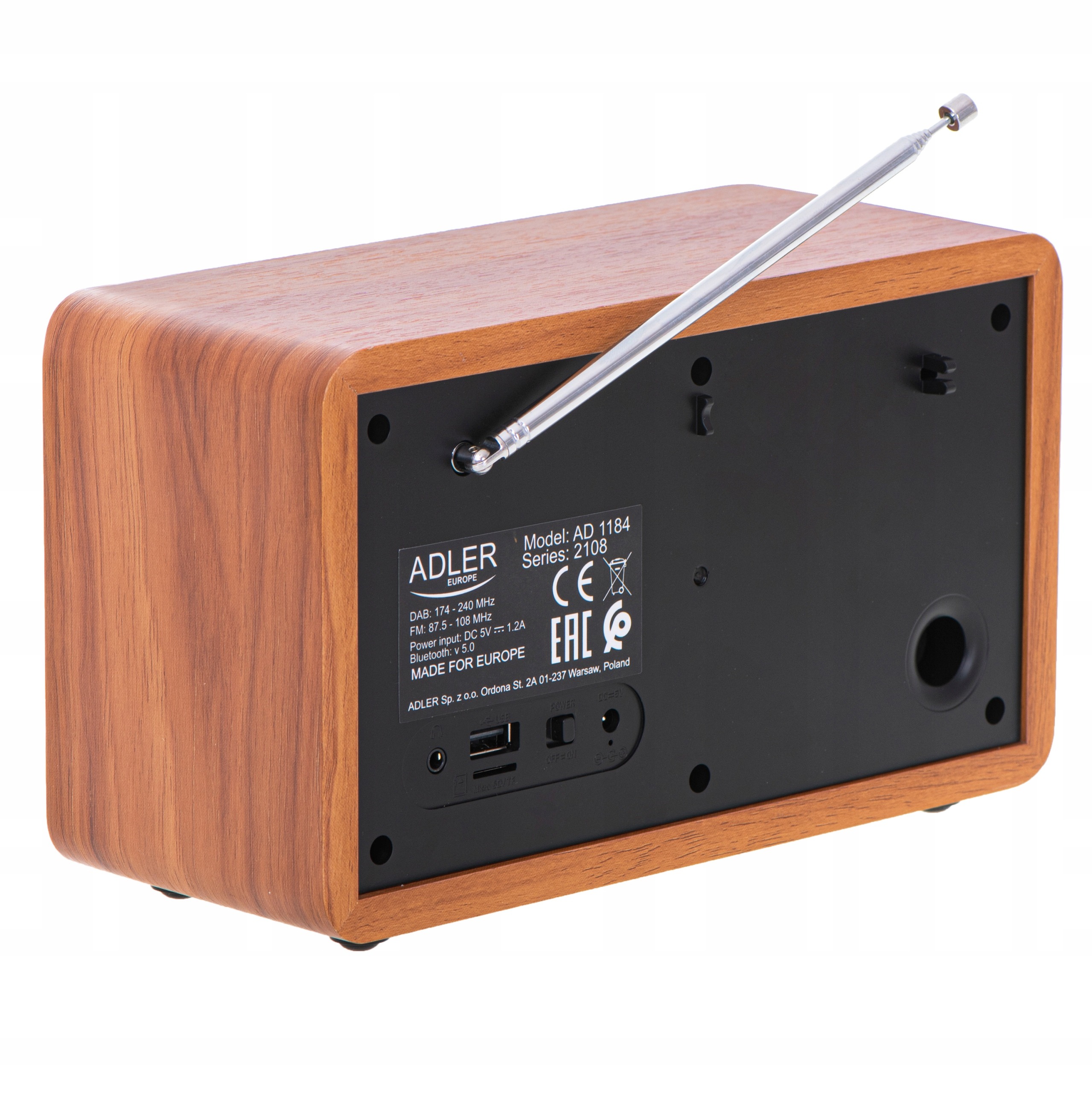 Radio sieciowe FM Adler AD1184