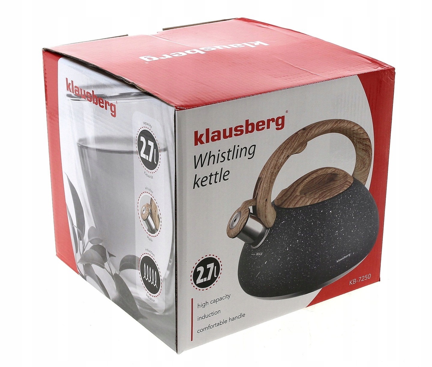 CZAJNIK z Gwizdkiem 2,7L MarmurekGAZ INDUKCJA 7250