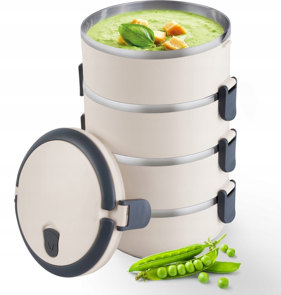 TERMOS OBIADOWY LUNCHBOX 4-PIĘTROWY 2,4L LT6024