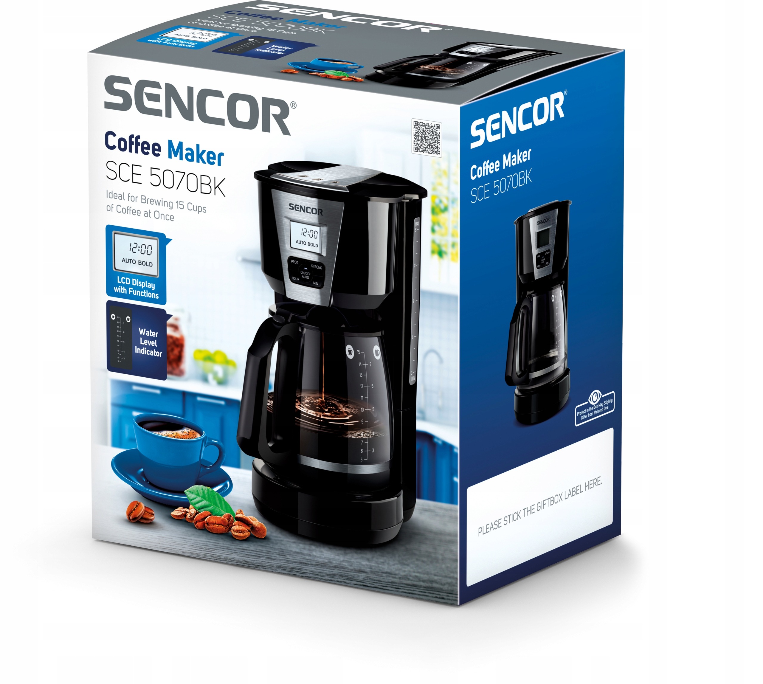 Ekspres przelewowy Sencor SCE5070BK 1,8 l